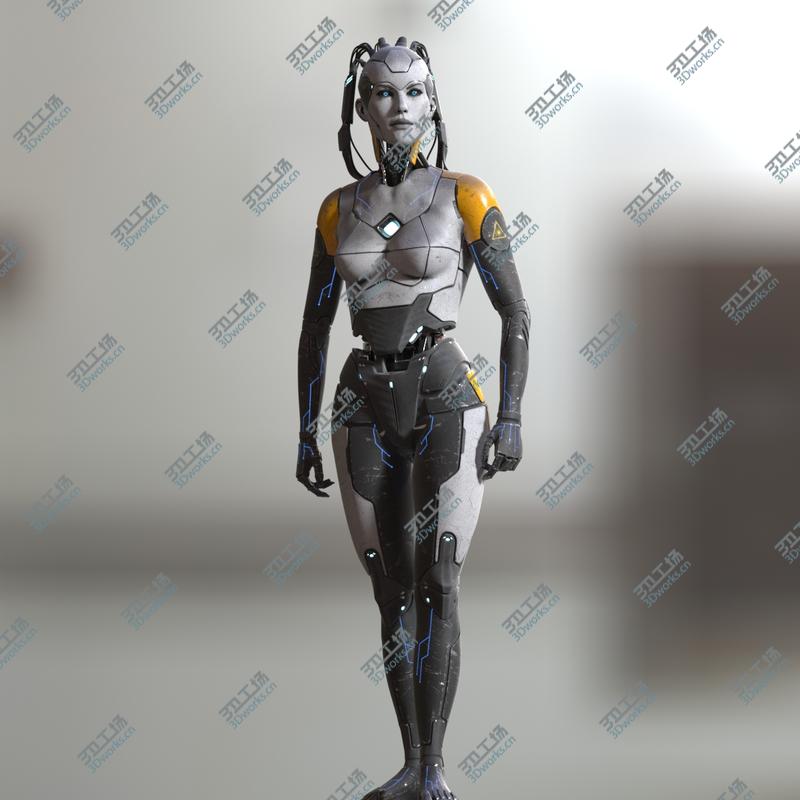 images/goods_img/20210113/Character Woman Robot Unity Unreal/2.jpg